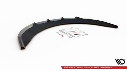 Front Ansatz V.1 für Seat Exeo schwarz Hochglanz