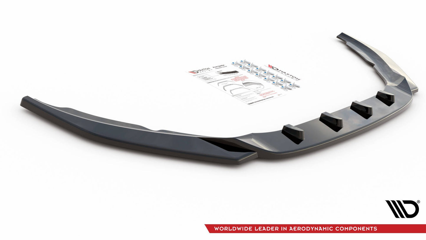 Front Ansatz V.2 für Volvo S60 R-Design Mk2 schwarz matt