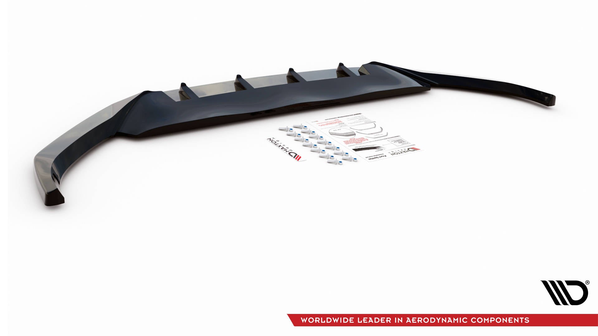 Front Ansatz V.2 für Volkswagen Passat B8 Facelift schwarz matt