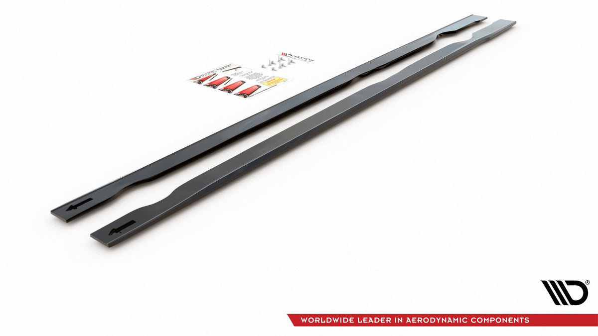 Seitenschweller Ansatz für VW Golf 7 GTI TCR  schwarz matt