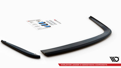 Heck Ansatz Flaps Diffusor V.1 für Seat Leon FR Sportstourer Mk3 schwarz matt