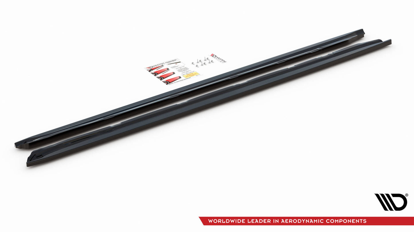 Seitenschweller Ansatz für Peugeot 508 GT Mk1 Facelift Carbon Look