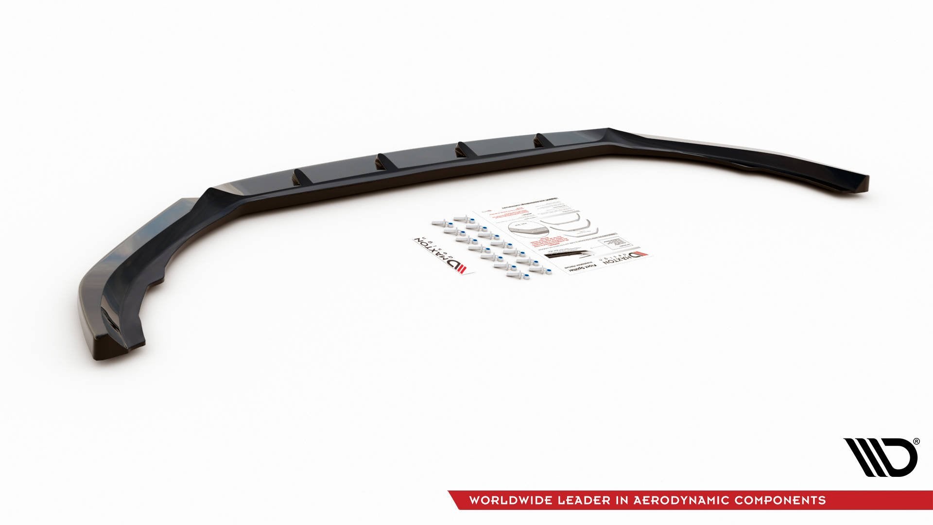 Front Ansatz V.1 für Volvo V90 Mk2 schwarz matt
