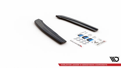 Heck Ansatz Flaps Diffusor V.1 für Ford Focus ST-Line Kombi Mk4 schwarz matt