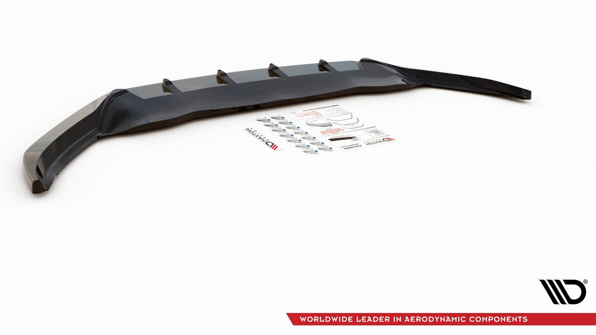 Front Ansatz V.2 für Volkswagen Passat B8 schwarz matt