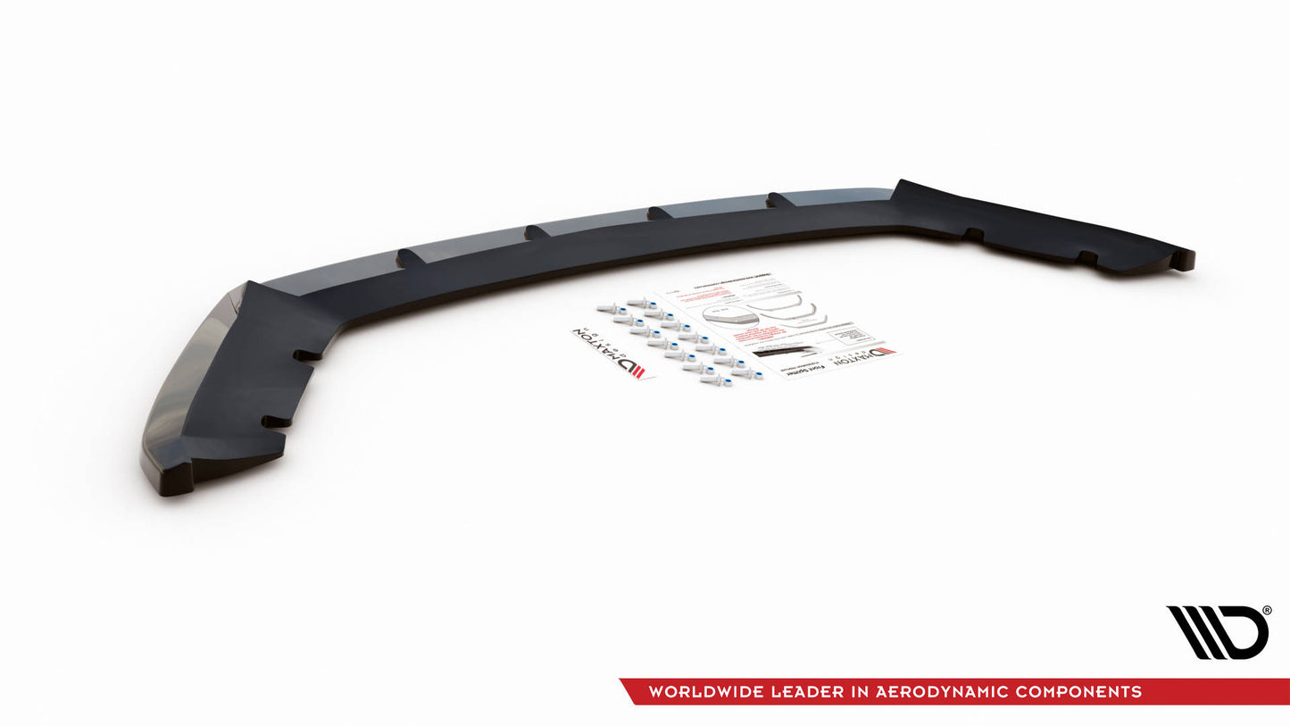 Front Ansatz V.1 für Seat Leon Mk3 schwarz matt