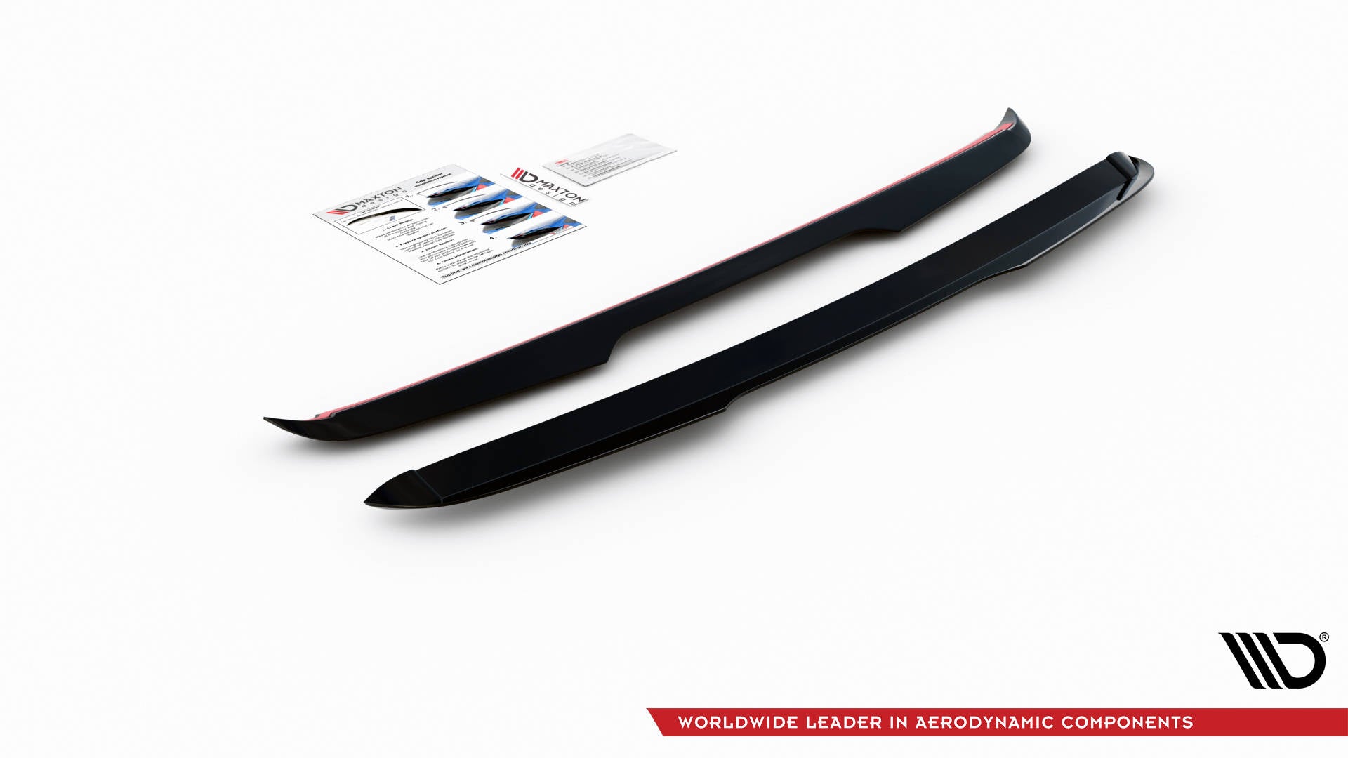 Spoiler CAP für Toyota RAV4 Mk5 schwarz Hochglanz