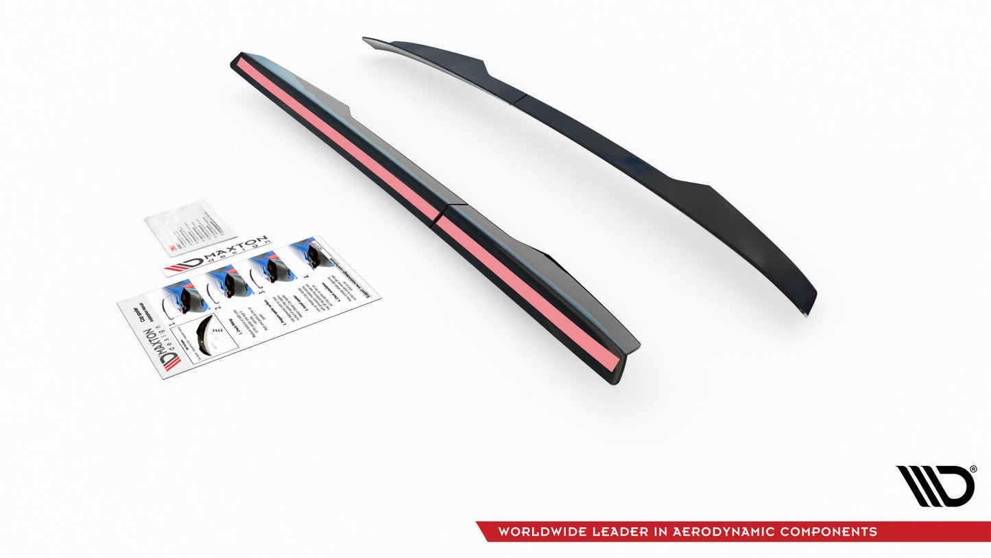 Spoiler CAP für Peugeot Partner Mk3 schwarz Hochglanz
