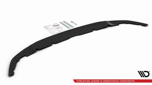 Front Ansatz V.4 für BMW 1er F40 M-Paket/ M135i  schwarz Hochglanz