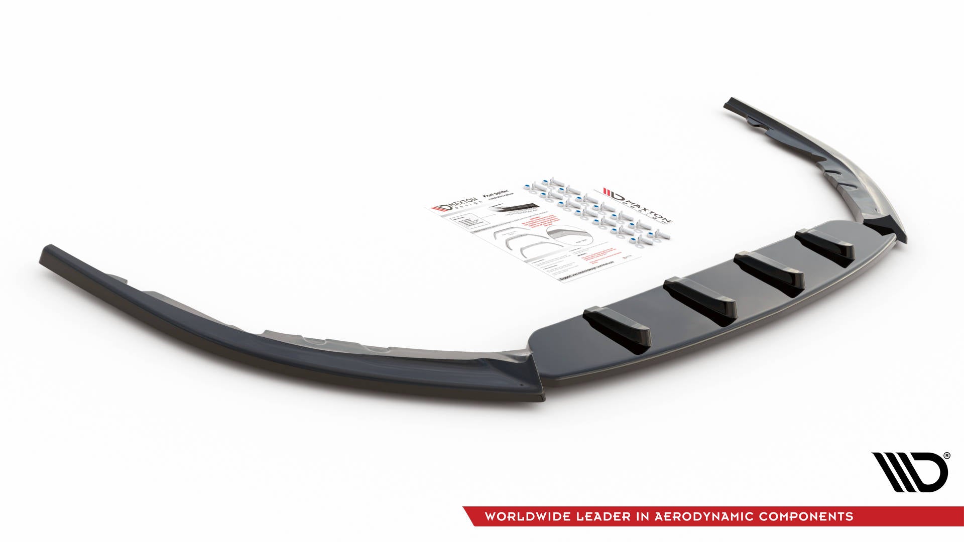Front Ansatz V.1 für Toyota Avensis Mk3 Facelift schwarz Hochglanz