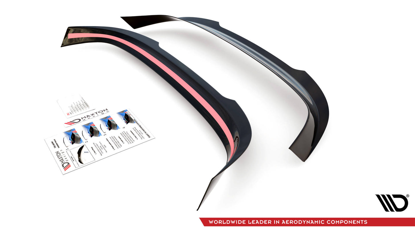 Spoiler CAP für Opel Astra GTC OPC-Line J schwarz Hochglanz