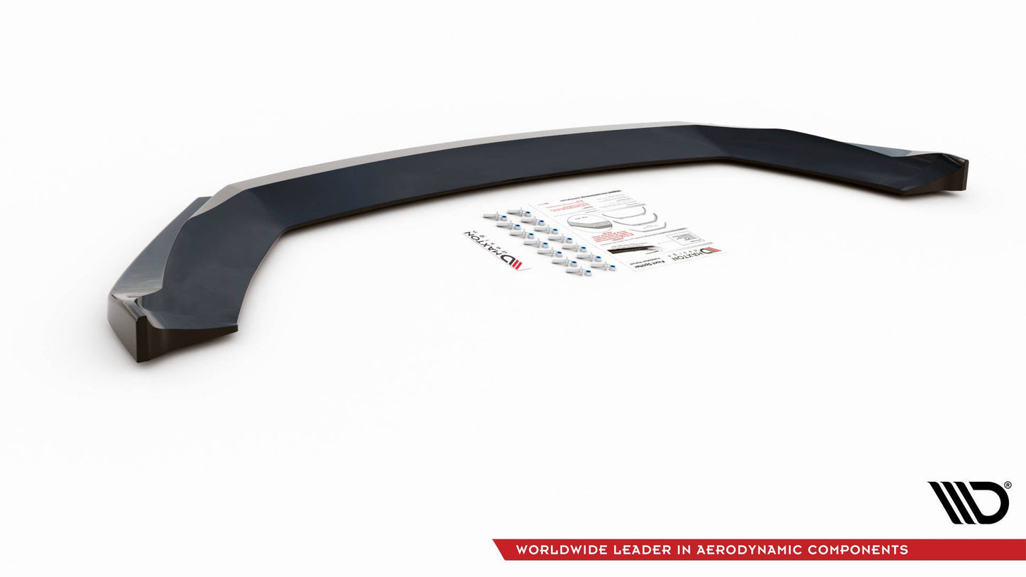 Front Ansatz V.5 für Seat Leon Cupra / FR Mk3 FL schwarz Hochglanz