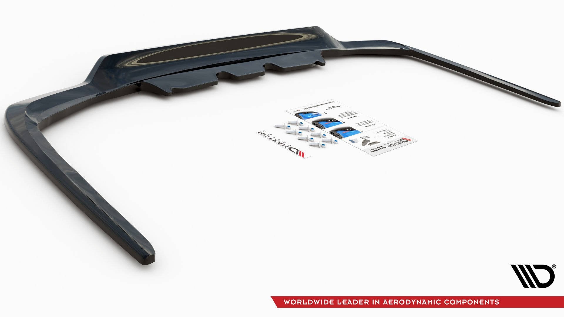 Mittlerer Diffusor Heck Ansatz DTM Look für Lexus LS Mk4 Facelift Carbon Look