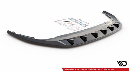 Front Ansatz V.1 für VW Golf 8  schwarz Hochglanz