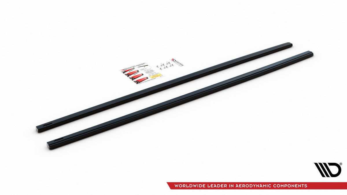 Seitenschweller Ansatz für V.2 für VW Golf 7 GTI (verengen) Carbon Look