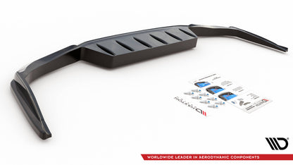 Mittlerer Diffusor Heck Ansatz DTM Look für Lexus UX Mk1 schwarz matt
