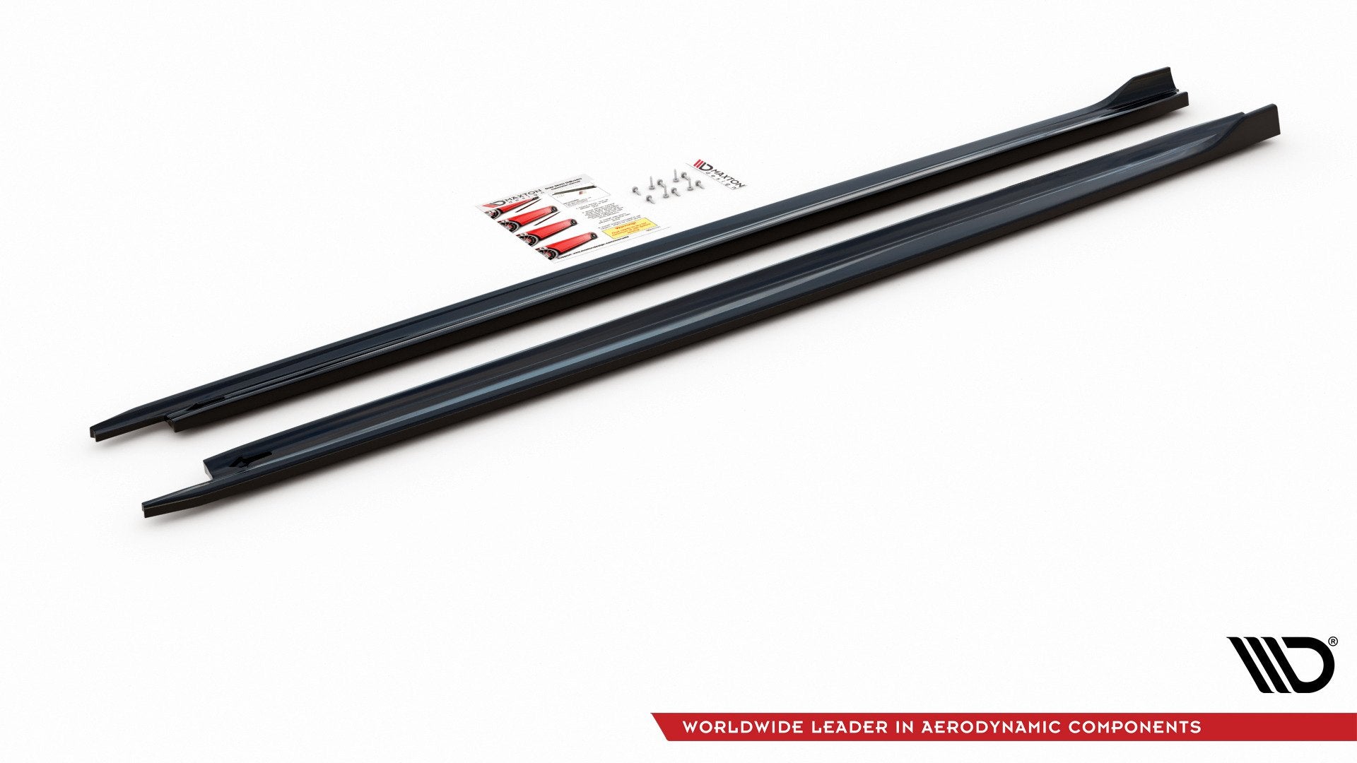 Seitenschweller Ansatz für V.1 für Skoda Octavia Mk4  Carbon Look