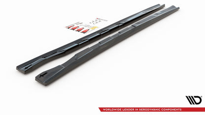 Seitenschweller Ansatz für Alfa Romeo 156 Facelift Carbon Look