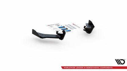 Robuste Racing Heck Ansatz Flaps Diffusor +Flaps für VW Golf 7 R Facelift