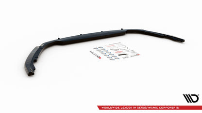 Front Ansatz V.1 für Renault Clio Mk5 schwarz matt