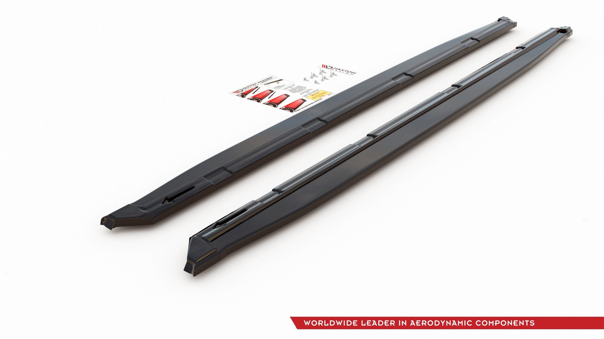 Seitenschweller Ansatz für Skoda Kodiaq Mk1 Sportline/RS (Version mit Schmutzfängern) Carbon Look