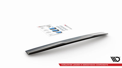 Heckscheiben Spoiler für Skoda Octavia Liftback Mk4 schwarz matt