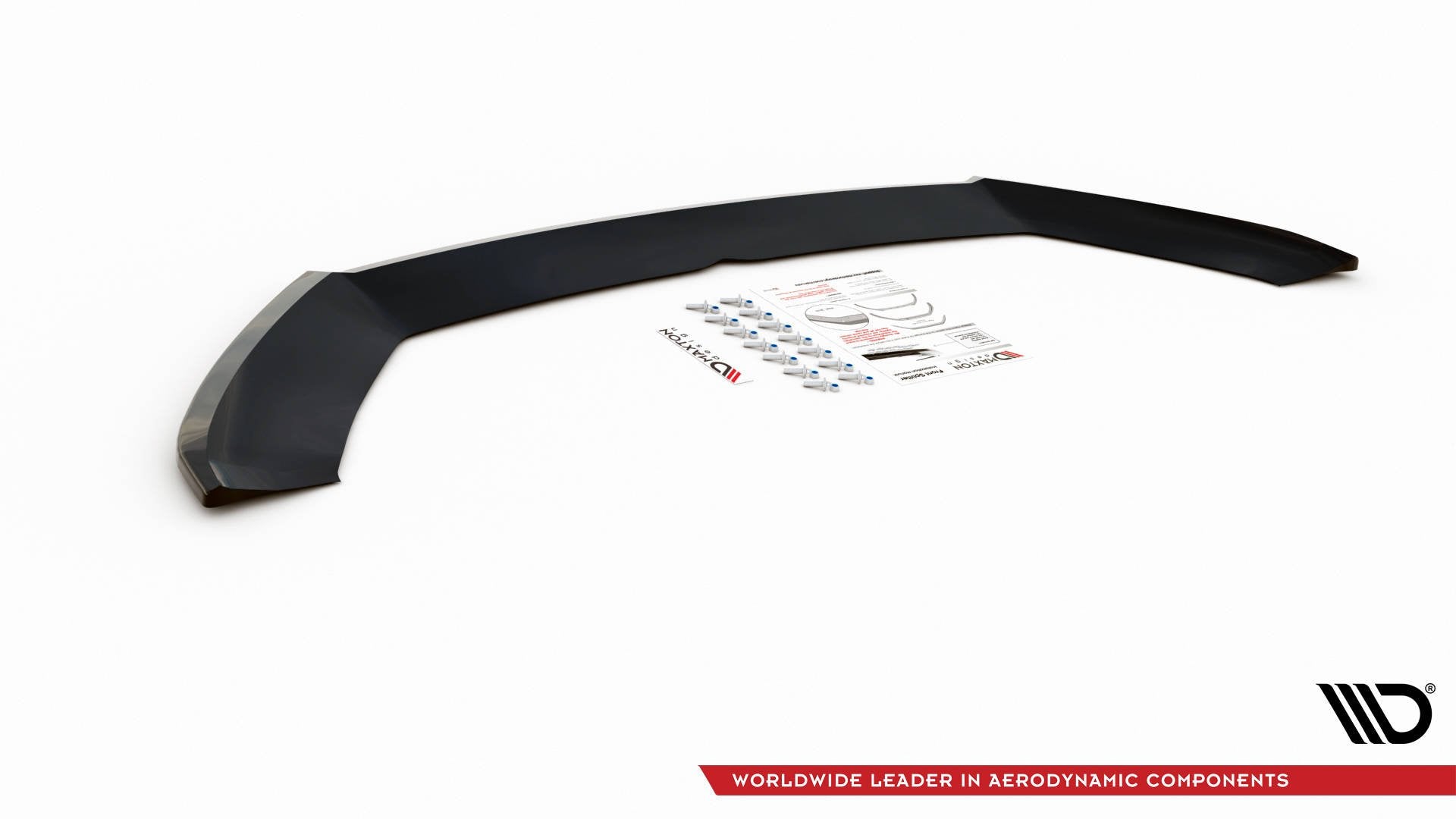 Front Ansatz V.4 für Seat Leon Cupra / FR Mk3 FL schwarz Hochglanz