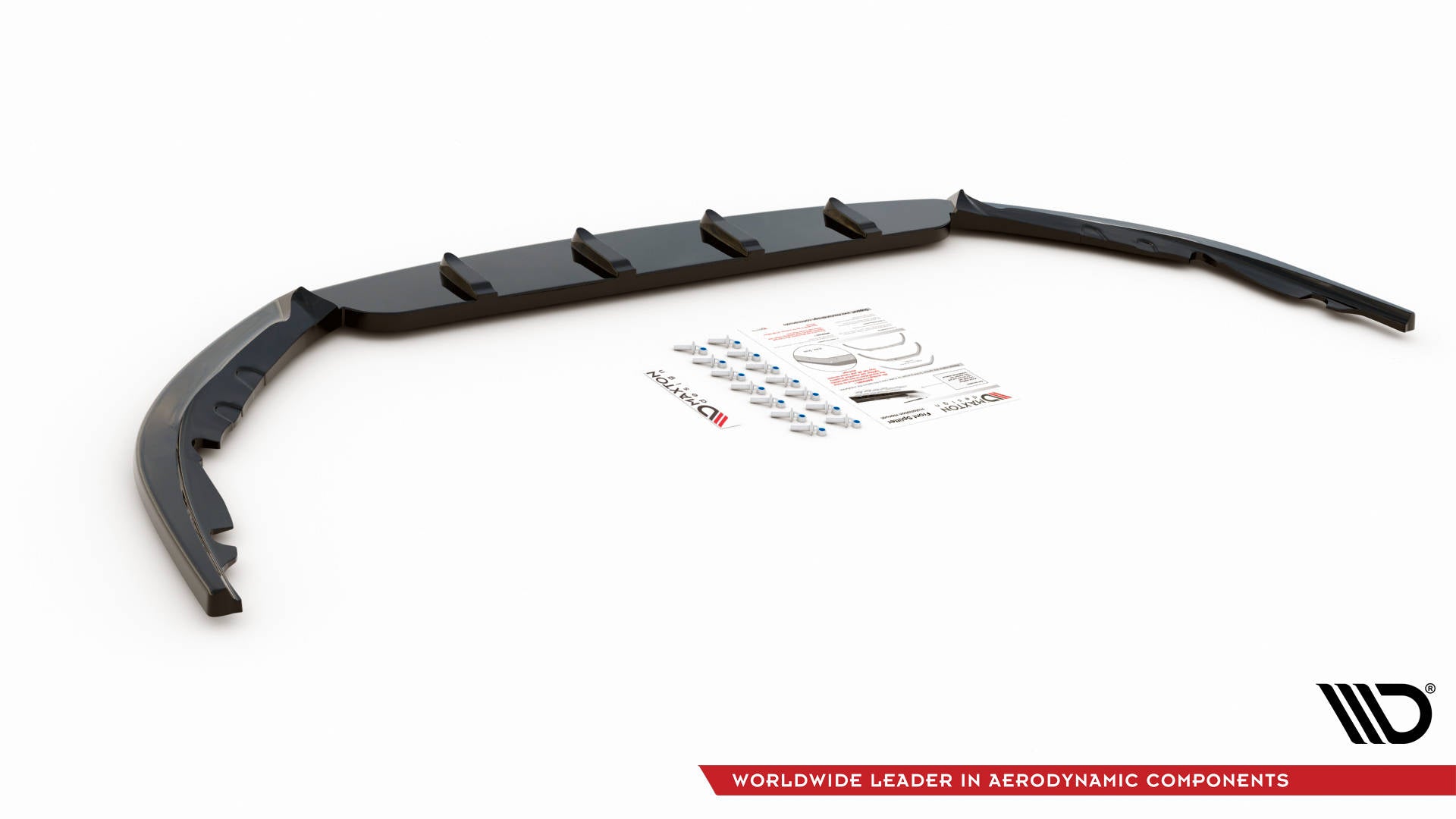 Front Ansatz V.1 für Toyota Avensis Mk3 Facelift schwarz Hochglanz