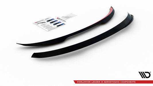 Spoiler CAP für Ford Focus ST-Line Kombi Mk4 schwarz matt