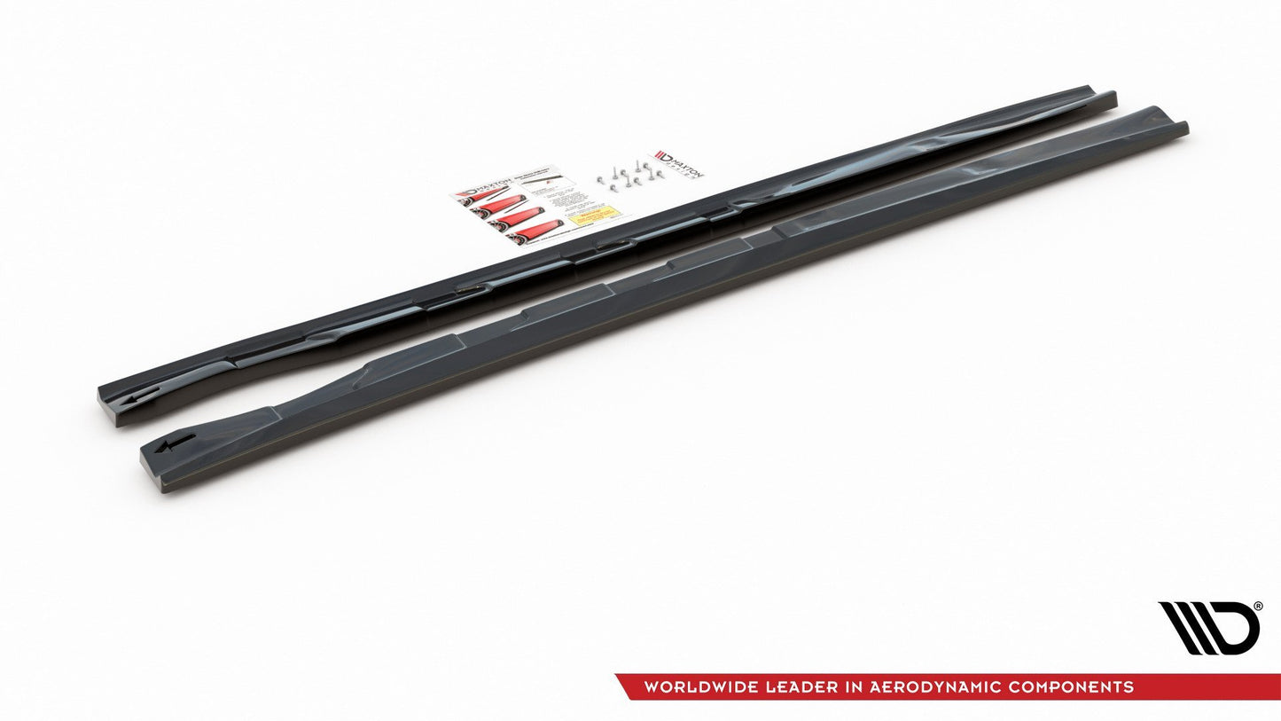 Seitenschweller Ansatz für Alfa Romeo 156 Facelift Carbon Look