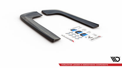 Heck Ansatz Flaps Diffusor V.1 für Mercedes-Benz V-Klasse AMG-Line W447 Facelift schwarz matt