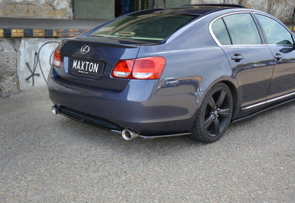 Mittlerer Diffusor Heck Ansatz für LEXUS GS MK.3 schwarz matt