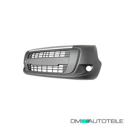 Stoßstange vorne schwarz passt für Fiat Fiorino Kasten/Kombi, Qubo 08-16