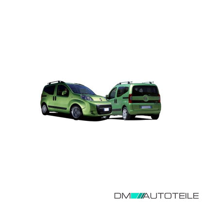 Stoßstange hinten grundiert passt für Fiat Fiorino 225 Qubo 08-16 mit Kappe