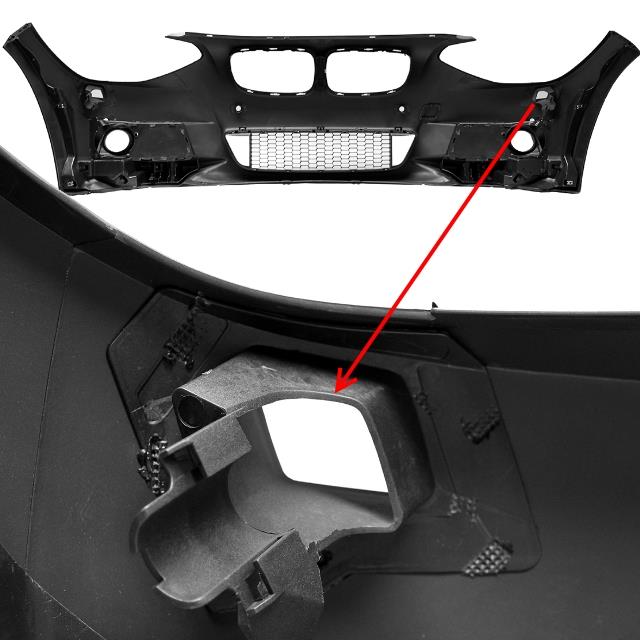 Umbau Stoßstange vorne Sport + Zubehör passt für BMW 1er F20 F21 bj. 11-15 Serie & M-Paket