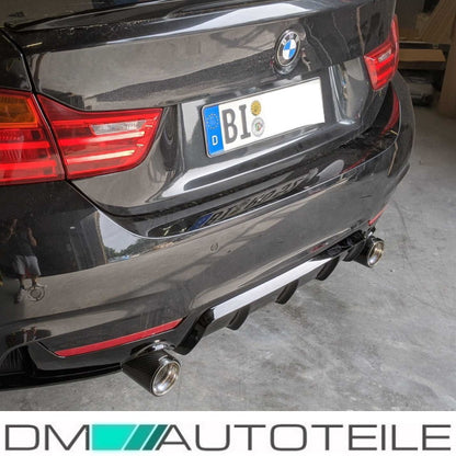STÜCK Sport-Performance Auspuffblende Endrohr Carbon Glanz passt für universal BMW F- Modelle 135i 235i 335i 435i