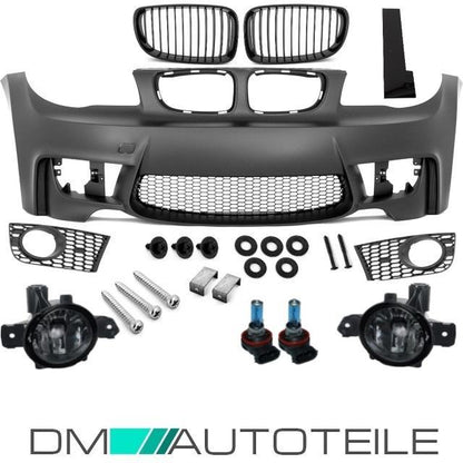 Stoßstange vorne +Nebel Gelb passt für BMW 1er E81 E82 E87 E88 bj.03-12 M + *ABE