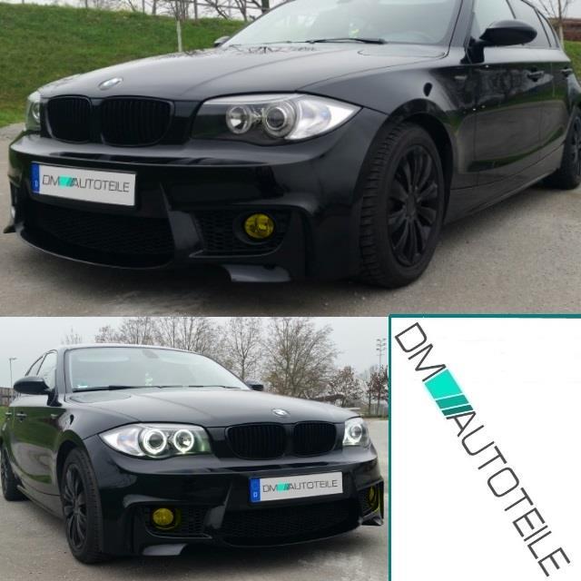 Stoßstange vorne +Nebel Gelb passt für BMW 1er E81 E82 E87 E88 bj.03-12 M + *ABE