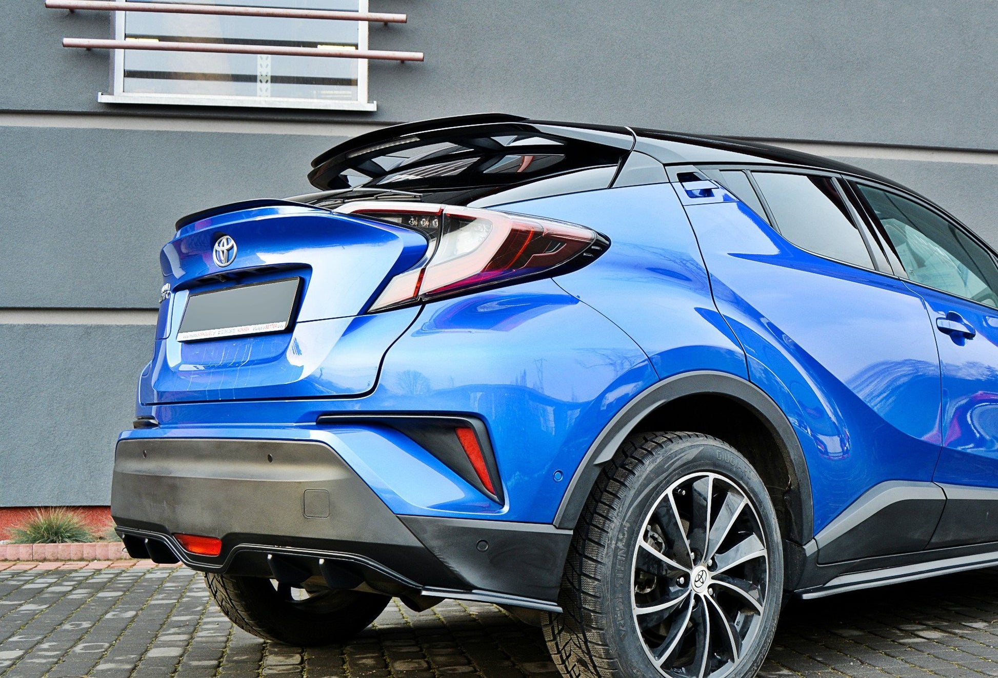 Spoiler CAP V.2 für TOYOTA C-HR schwarz matt