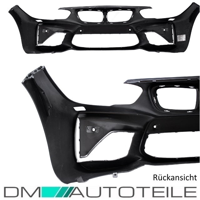 Sport Paket Stoßstange vorne +Zubehör+ Doppelsteg Grill passt für BMW 1er F20 F21 LCI ab 2015 auch M