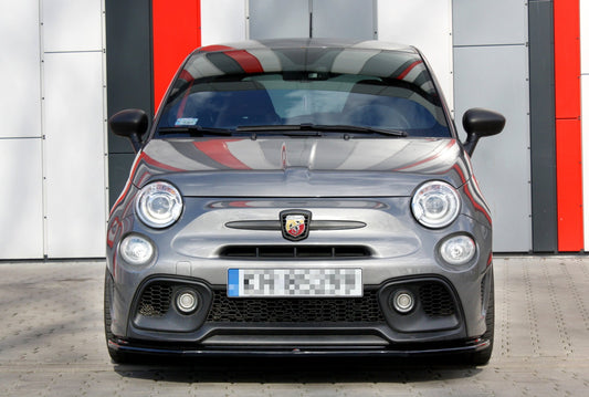 Front Ansatz für FIAT 500 ABARTH MK1 FACELIFT schwarz Hochglanz