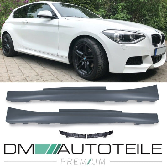 Sport Seitenschweller Set grundiert passt für BMW 1er F21 2er F22 F23 auch M-Paket