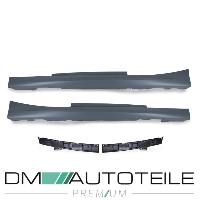 Sport Seitenschweller Set grundiert passt für BMW 1er F21 2er F22 F23 auch M-Paket