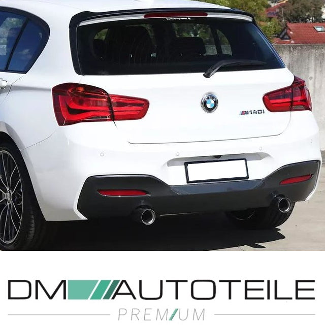 Sport Paket Diffusor Duplex passt für BMW 1er F20 F21 135i M-Paket LCI ab 2015