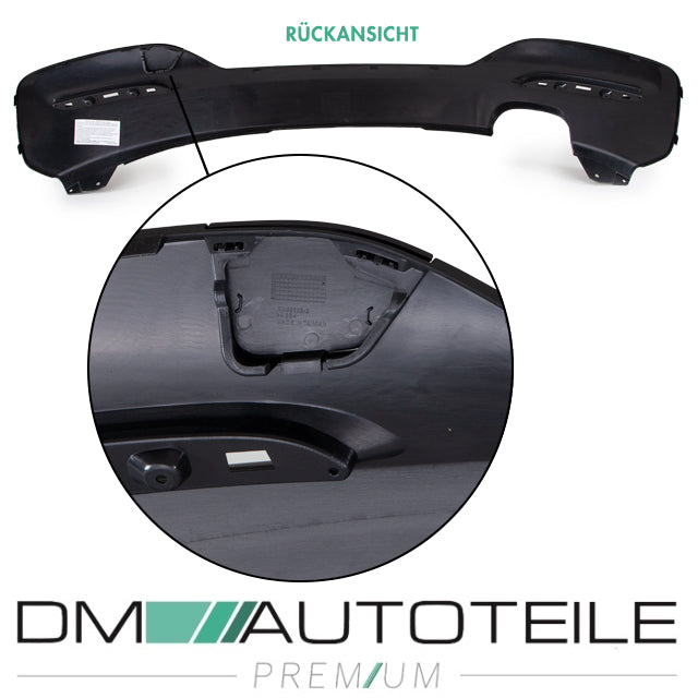 Sport Paket Diffusor 2-Rohr links passt für BMW 1er F20 F21 M-Paket LCI ab 2015
