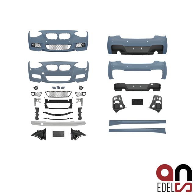 Sport-Paket Bodykit 5-Türer + 135i Performance Diffusor passt für BMW 1er F20 ab 11-15