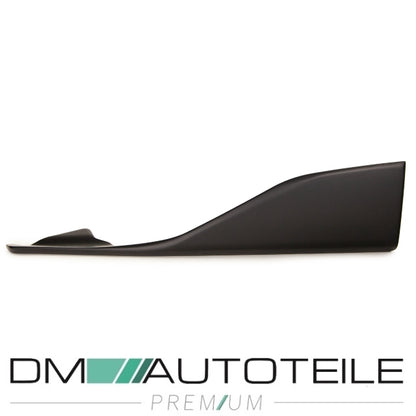 Seitenspoiler Flaps Ansätze rechts und links schwarz matt für die Schweller passend for BMW 2er F87 und alle Modelle mit M...