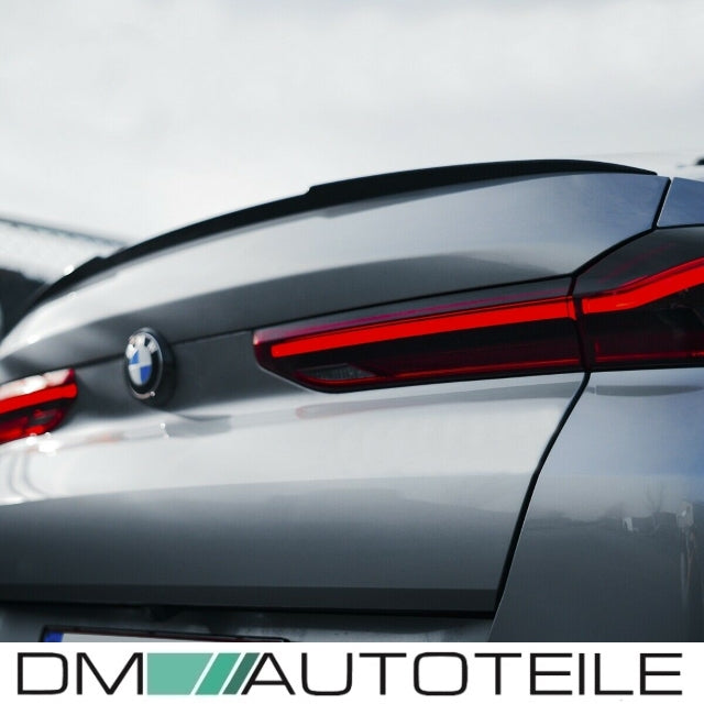 Set Sport-Performance Heckspoiler Kofferaum Carbon Glanz+ 3M passend für BMW X6 G06