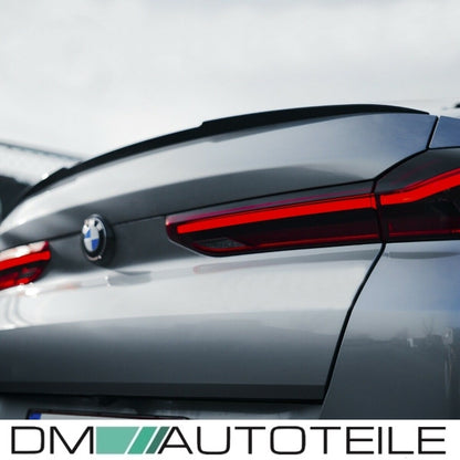 Set Sport-Performance Heckspoiler Kofferaum Carbon Glanz+ 3M passend für BMW X6 G06