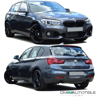 Sport Komplett Paket Stoßstange + PDC passt für BMW 1er F20 5-Türer 135 LCI ab 2015 M-Paket